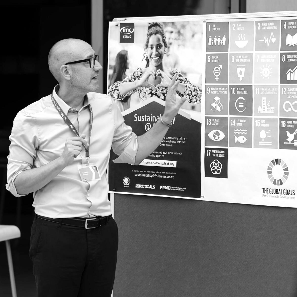 Roman Mesicek in der Lehre an der Fachhochschule